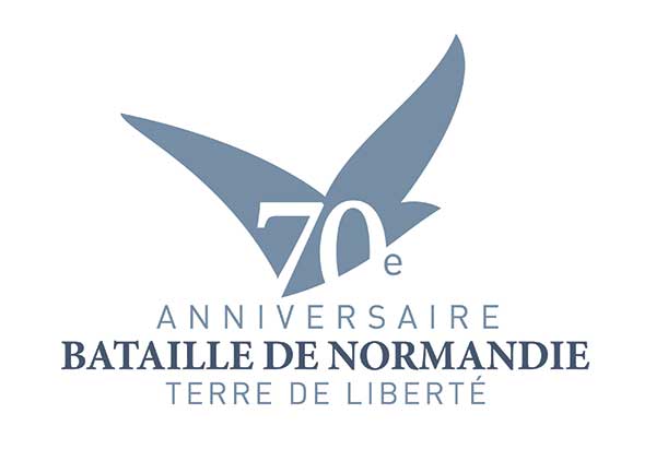 logo officiel du 70eme anniversaire de la Bataille de Normandie | © DR logo officiel du 70eme anniversaire de la Bataille de Normandie
